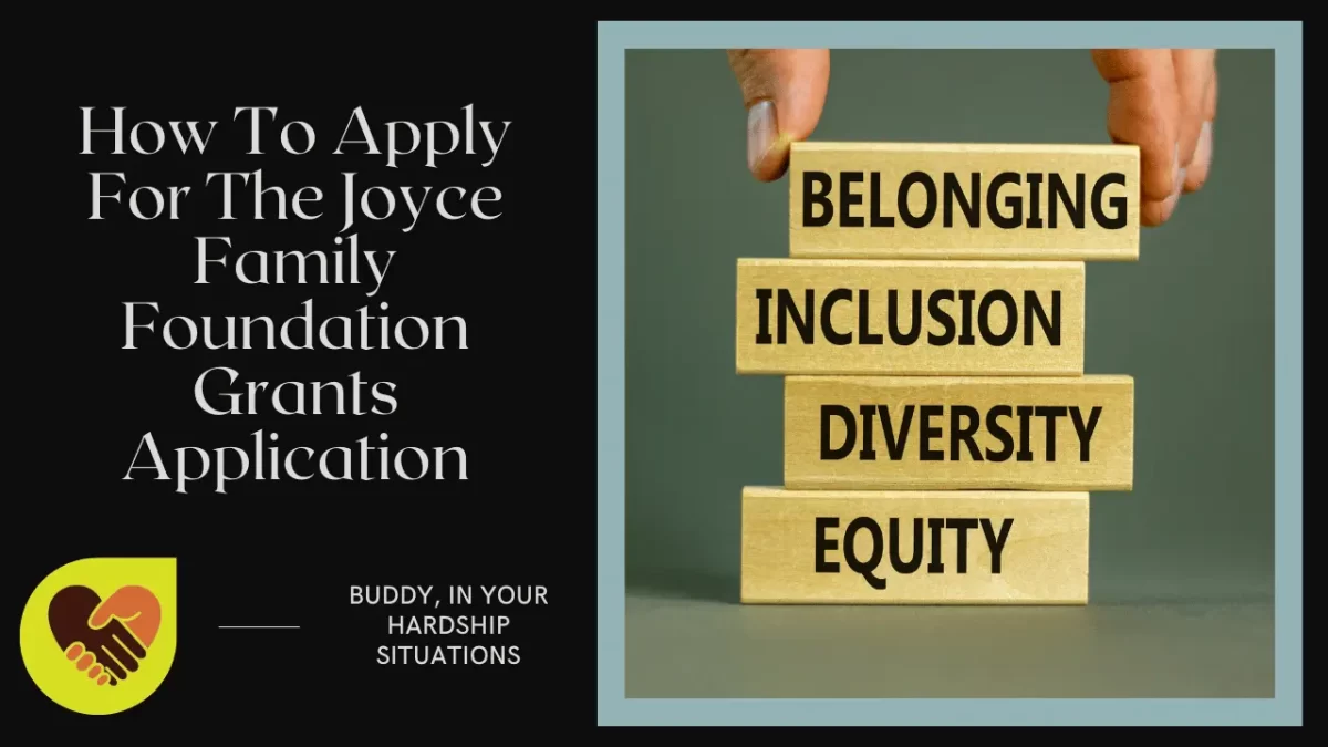 How To Apply For The Joyce Family Foundation Grants Application