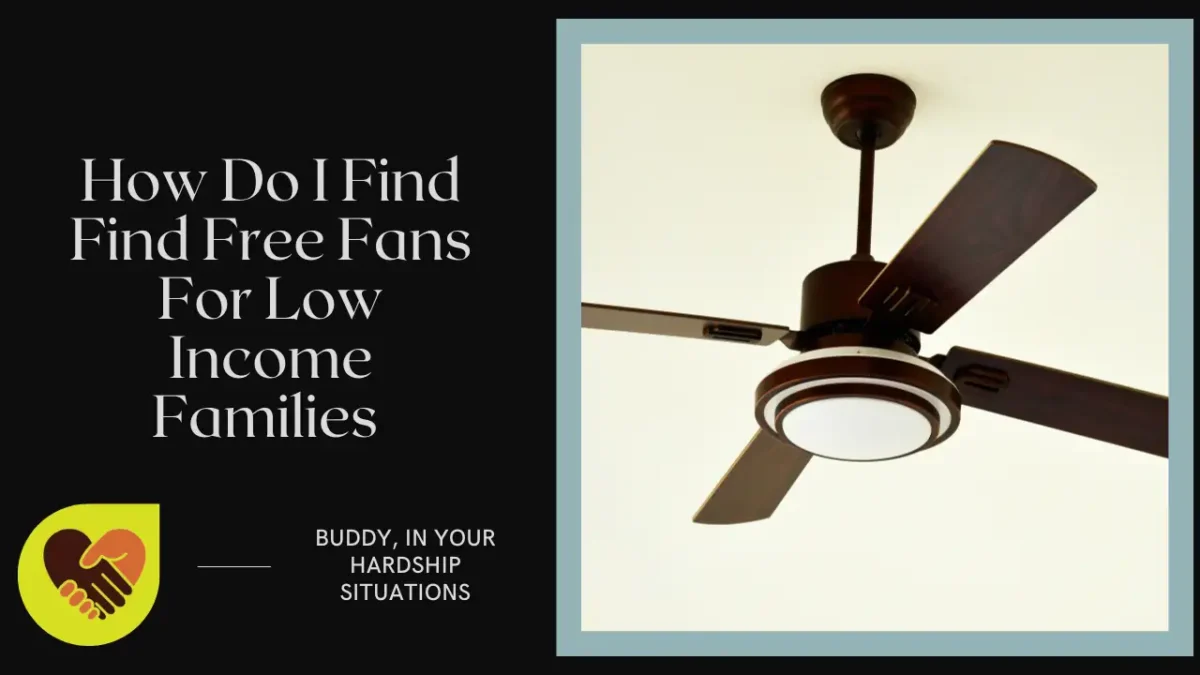 How Do I Find Find Free Fans For Low Income Families